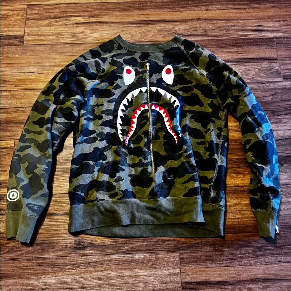 BAPE Shark Camo Sweatshirt